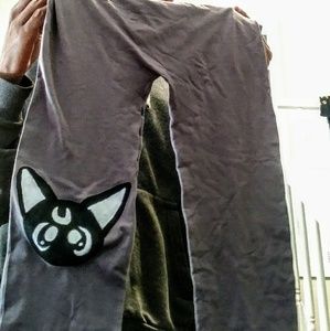 Luna Cat nylon leggings